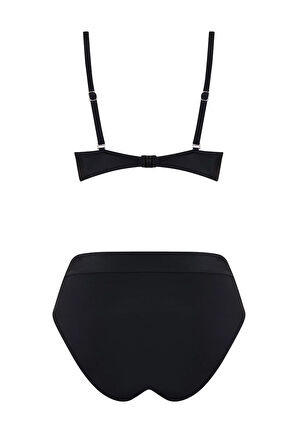Dönmeli Yüksek Bel Bikini Takım 