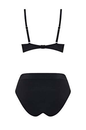 Dönmeli Yüksek Bel Bikini Takım 