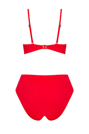Dönmeli Yüksek Bel Bikini Takım 