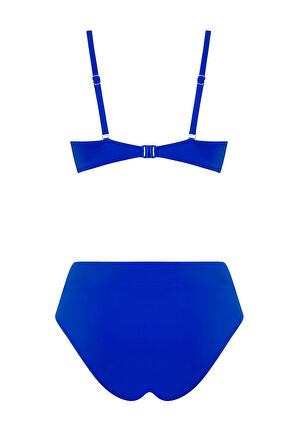 Dönmeli Yüksek Bel Bikini Takım 