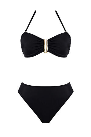 Aksesuarlı Brezilya Bikini Takım 