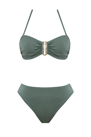 Aksesuarlı Brezilya Bikini Takım 