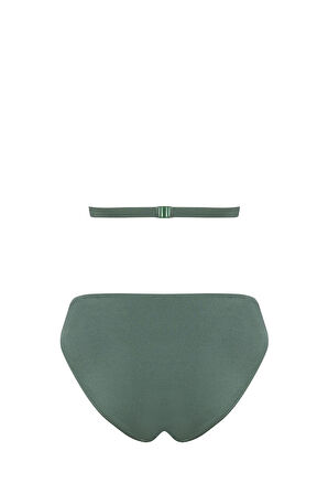 Aksesuarlı Kaplı Destekli Bikini Takım 