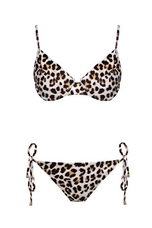 Telli Balenli Çıkarılabilir Destekli Bikini Takım 