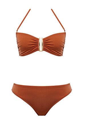 Aksesuarlı Brezilya Bikini Takım 