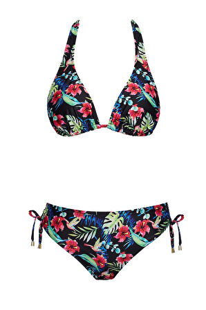 Kalın Askılı Üçgen Bikini Takım 