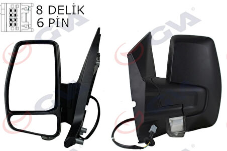 DIŞ DİKİZ AYNASI SOL TRANSİT CUSTOM 5362 2012-2017 ELEKTİRİKLİ ISITMALI SİNYALLİ BK21 17683 BL5JA6 2123229