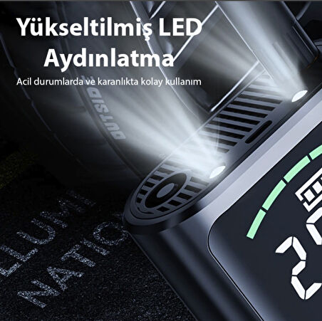 Turbo Şarjlı Lastik şişirme kompresörü digital ekran lastik pompası Yamaha R25-MT 25 için