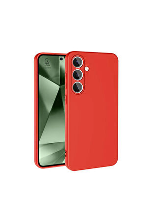 Samsung Galaxy S24 FE ile Uyumlu Kılıf Soft Yumuşak Telefon Kılıfı ve Temperli Cam Ekran Koruyucu