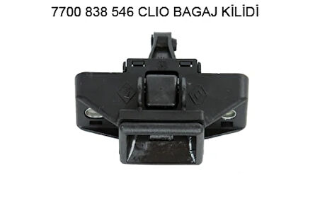 BAGAJ KİLİDİ ÜST CLIO I-2-SYMBOL-LOGAN 2-SANDERO I-2 LBO-BBO 7700838546 7702255576