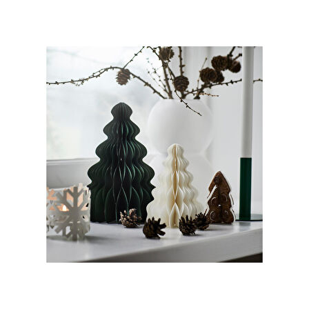 Dekoratif aksesuar, beyaz-yeşil