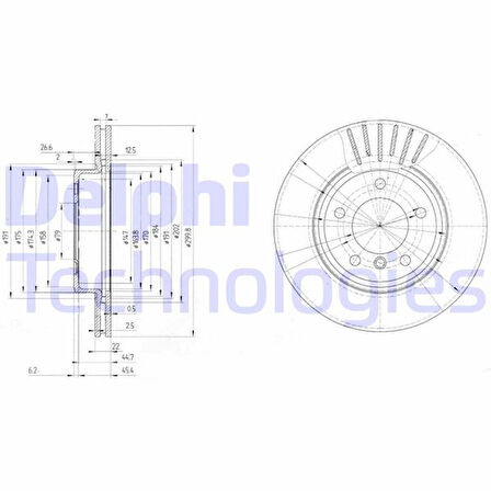 FREN DISKI ON BMW E46 1999-2004 34116864058