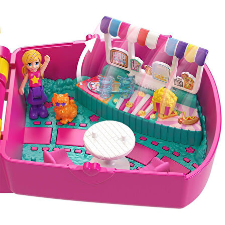 JFV01 Polly Pocket Kedicik Sineması Mini Oyun Seti