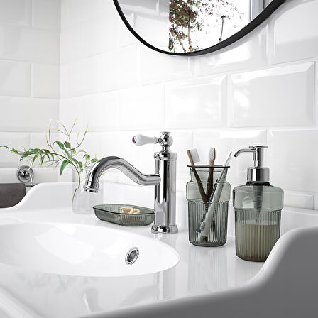 Banyo seti, gri, 3 parça