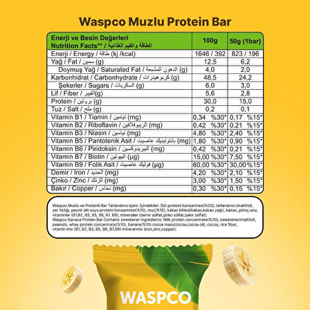 Waspco Muzlu Protei̇n Bar 50 Gr