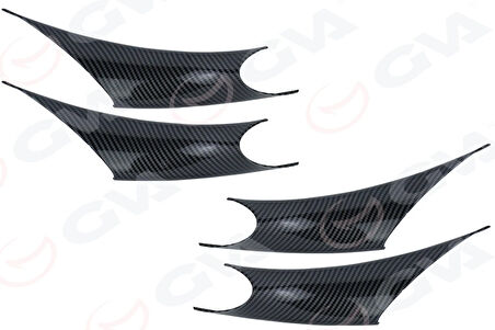 IC KAPLAMA 4 PARÇA SET KARBON SIYAH BMW F30 LCI 51417279391S4