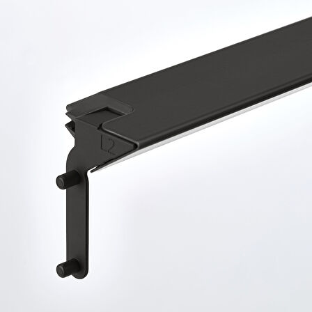 LED'li sensörlü dolap aydınlatması, koyu gri, 46 cm