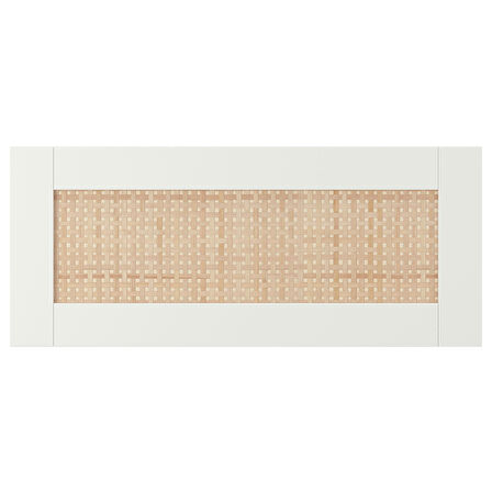 Çekmece ön paneli, beyaz-dokuma kavak, 60x26 cm