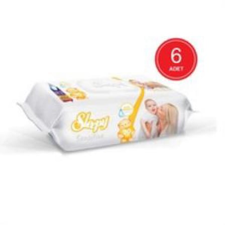 Sleepy Islak Havlu Sensitive 90 lı 6 Paket 540 Yaprak