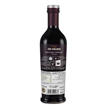 De Nigris Balzami̇k Sirke 500 Ml