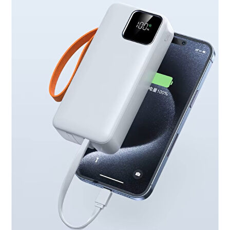 Kendinden Kablolu 30.000 mAh Powerbank 
