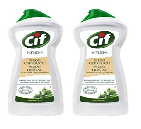 Cif Mutfak ve Banyo Temizleyici Krem 2 x 750 ml