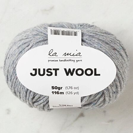 La Mia Just Wool Açık Gri El Örgü İpi - LT002 - 33842