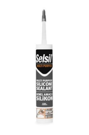 Siyah Universal Silikon - 280 gr - Dolgu Silikonu 
