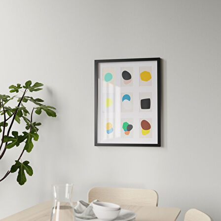 Siyah çerçeve, siyah, 46x61 cm