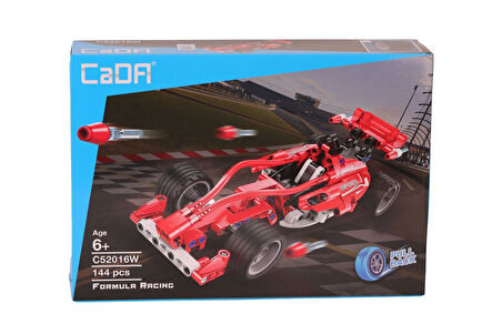 C52016W YARIŞ ARABASI ÇEK BIRAK 144 PARÇA BLOCK OYUNCAK