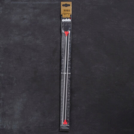 Addi Kalpli 3mm 35cm Klasik Alüminyum Örgü Şişi - 