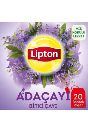 Lipton Adaçayı Bitki Meyve Bardak Poşet Çayı 20'li x 12 Adet