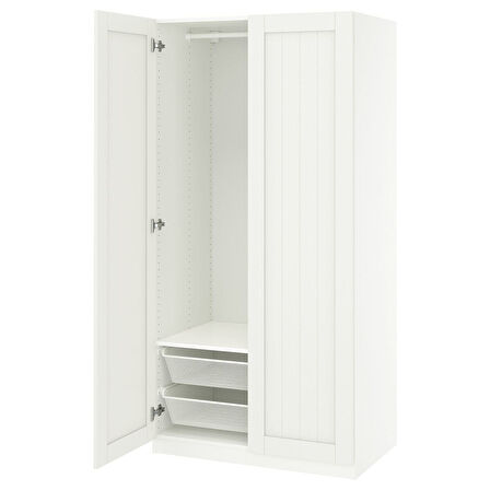 PAX gardırop, beyaz, 100x60x201 cm