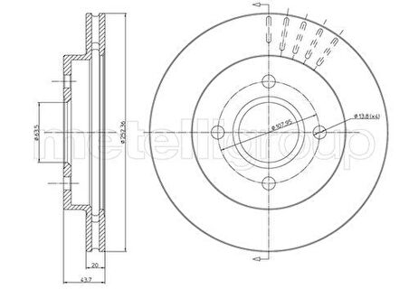 ARKA FREN AYNASI MONDEO 2 1993-1996 SCORPIO 1994-1999 93BX2A315AD 5026786 1025911 4115996 (2 ADET)