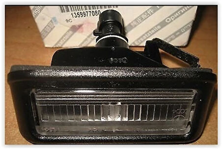 ARKA PLAKA LAMBASI DOBLO I-2-FIORINO-BIPPER-NEMO İKİ KAPI DUYLU AMPÜLLÜ 46814089 1359977080 6340 H0