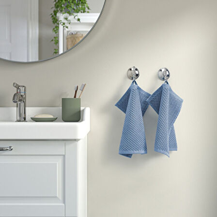 El havlusu, koyu gri-mavi, 30x30 cm