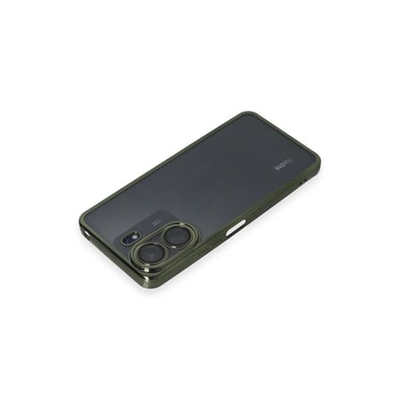 Xiaomi Redmi 13c Kılıf Razer Lensli Silikon - Yeşil