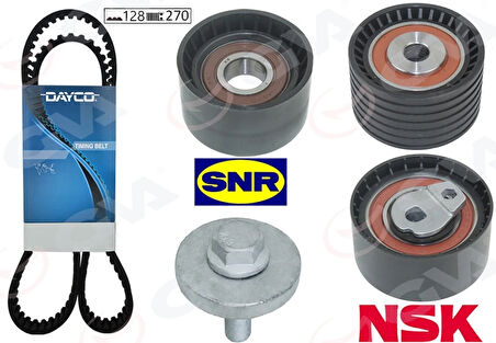 EKSANTRİK GERGİ KİTİ 128X270 LAGUNA 1998-2001 -MEGANE 1999SCENIC 2000-2003 -ESPACE 3 1.8-2.0 165 7701472292 7701473053 7701476674