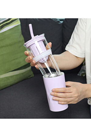 Cam Detox Pipetli Termos 650 ml