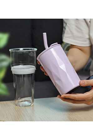 Cam Detox Pipetli Termos 650 ml