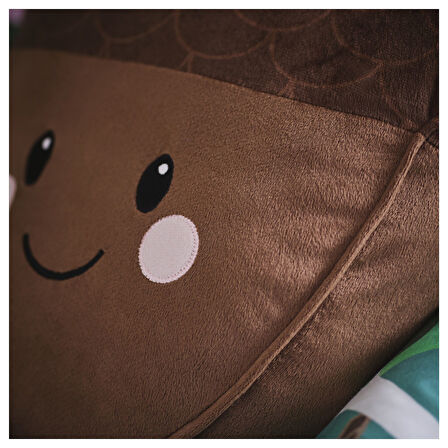 Minder, kahverengi, 32x37 cm