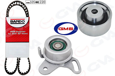 TRİGER KAYIŞ SETİ HYUNDAI ACCENT ADMIRE ERA 1.5L G4EB 01- 1.4L 1.6L G4ED G4EE 2001-2010 / GETZ 1.4L 2006-2010 / MATRIX ELANTRA 1.6L 2001-2006 / KIA RIO 1.4L 1.6L 2006-2010 / CERATO 1.6L 2004-2007 1 KAYIŞ 2 RULMAN 1 2431226001 2481026020 2441026000