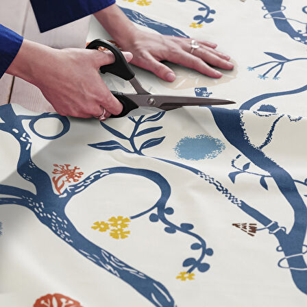 Kesilmiş kumaş, çok renkli, 150x300 cm