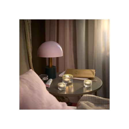 kokulu tealight mum, bej, 3.5 saat, vanilya