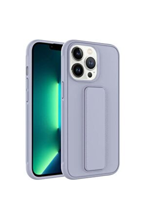 Apple iPhone 14 Pro ile Uyumlu Kılıf Mıknatıslı V Standlı Telefon Kılıfı Kapak