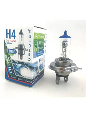 H4 24V 75/70W ECO +%30 FAZLA ISIK