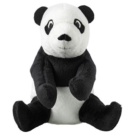 Yumuşak oyuncak, siyah-beyaz, 11 cm, panda