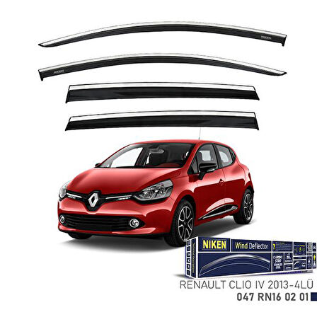 KROMLU CAM RÜZGARLIĞI RENAULT CLIO 4 2013- 4LÜ