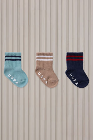 U.S. Polo Assn Erkek Bebek Çorap USB2200 Su Yeşili