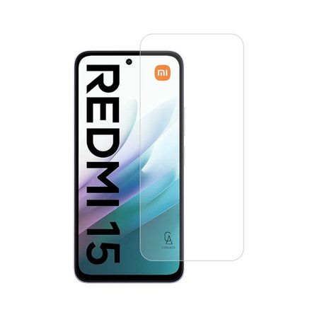 Xiaomi Redmi 15 4G Uyumlu Kamera Sürgülü Tank Kılıf ve Temperli Cam Ekran Koruyucu Set